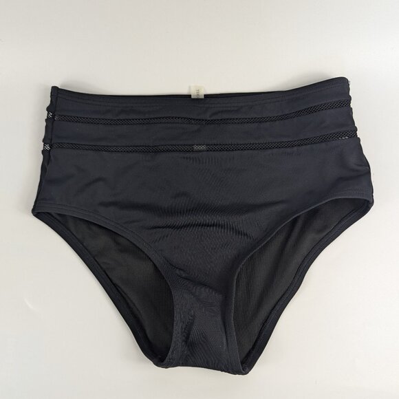 Victoria's Secret High Waisted Bikini Bottoms with Mesh See Through Detail - Picture 1 of 6